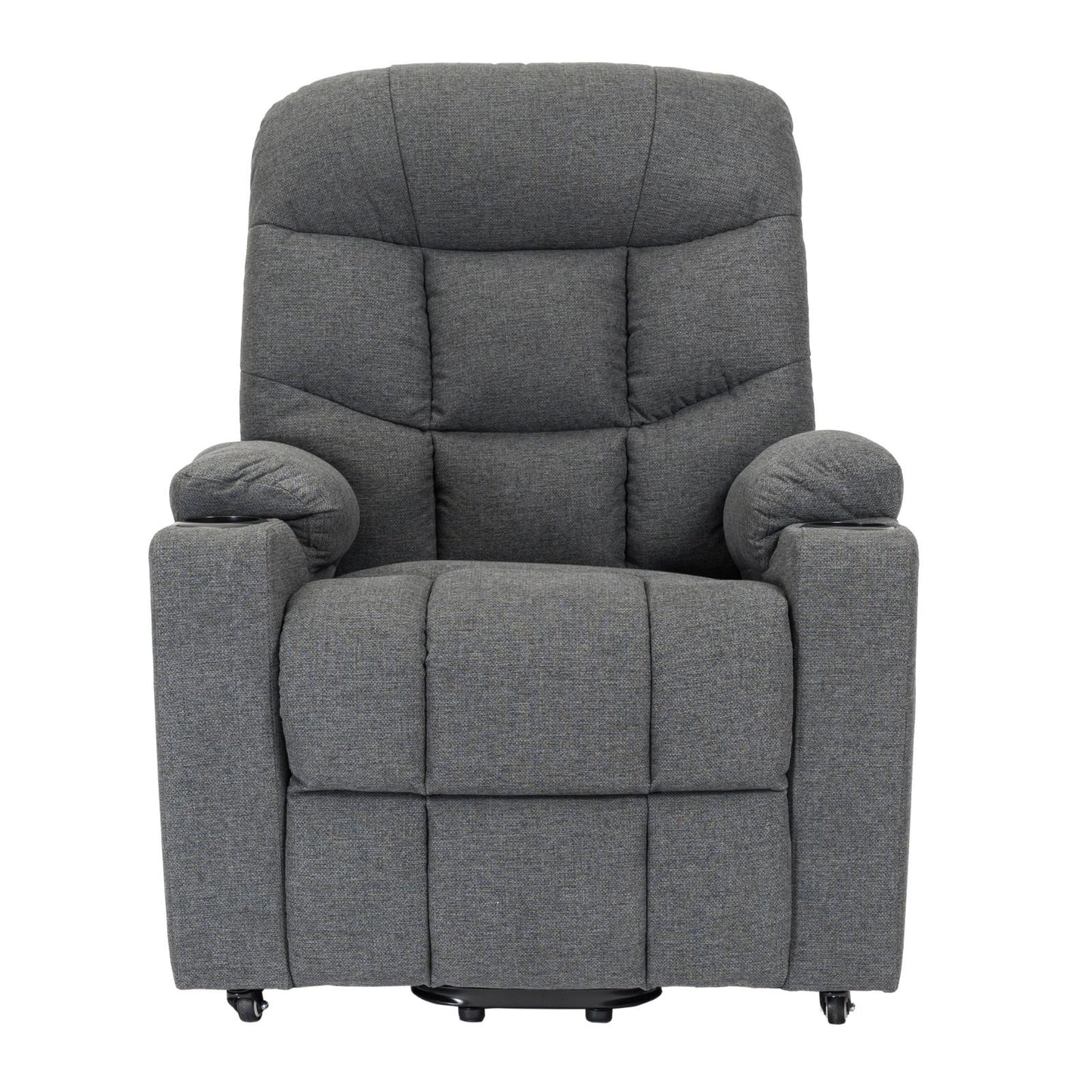 PAT2 : Alzapersona con Relax 2 motori. Vibromassaggio. Portabicchieri. Meccanica standard Kit 4 ruote con freno