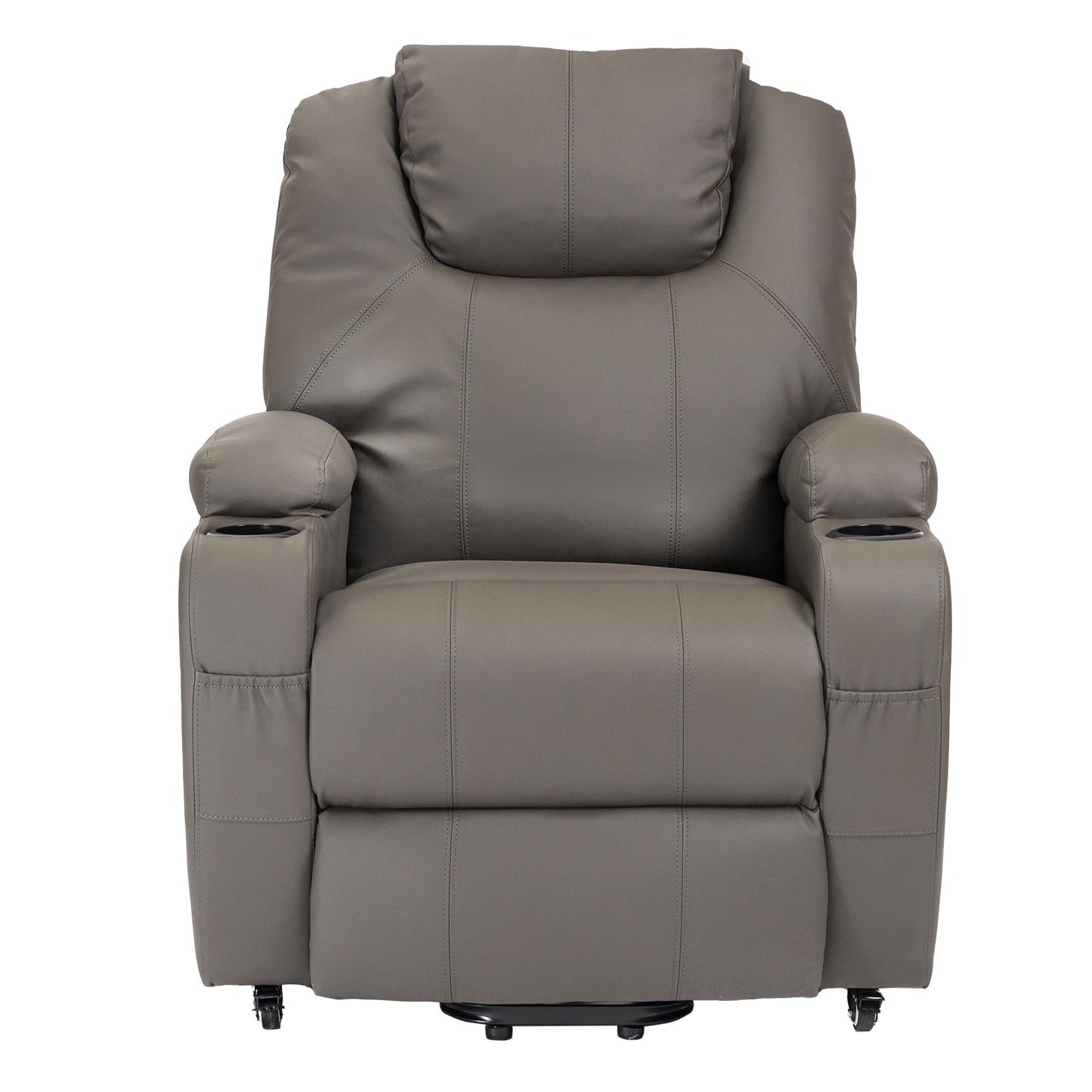 BER2 : Alzapersona con Relax 2 motori.  Portabicchieri. Meccanica standard Kit 4 ruote con freno