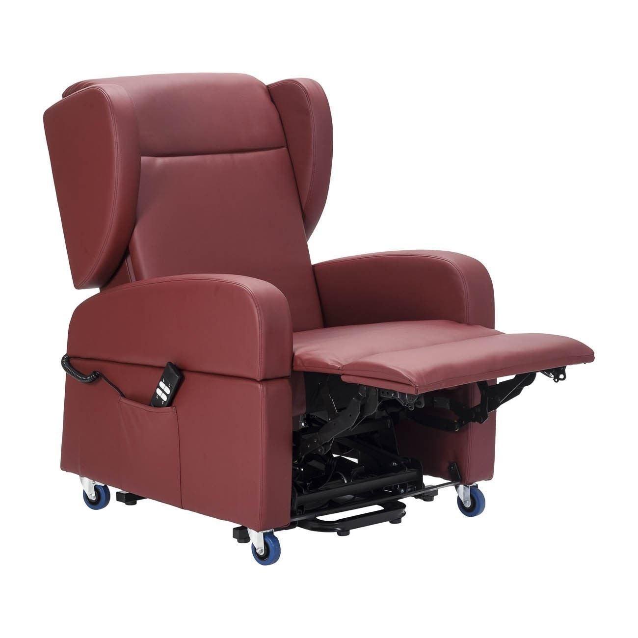 Tecna : Alzapersona con Relax 2 motori. Large fino a 160kg. Braccioli orecchie estraibili. Maniglie 4 ruote BIG con freno
