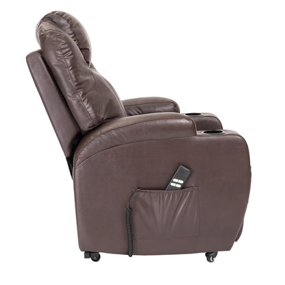 BER2 : Alzapersona con Relax 2 motori.  Portabicchieri. Meccanica standard Kit 4 ruote con freno