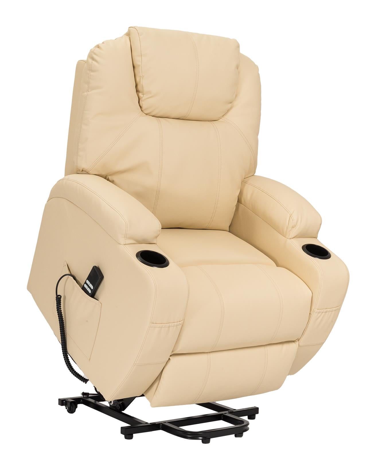 BER2 : Alzapersona con Relax 2 motori.  Portabicchieri. Meccanica standard Kit 4 ruote con freno