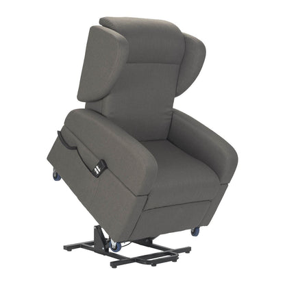 Tecna : Alzapersona con Relax 2 motori. Large fino a 160kg. Braccioli orecchie estraibili. Maniglie 4 ruote BIG con freno