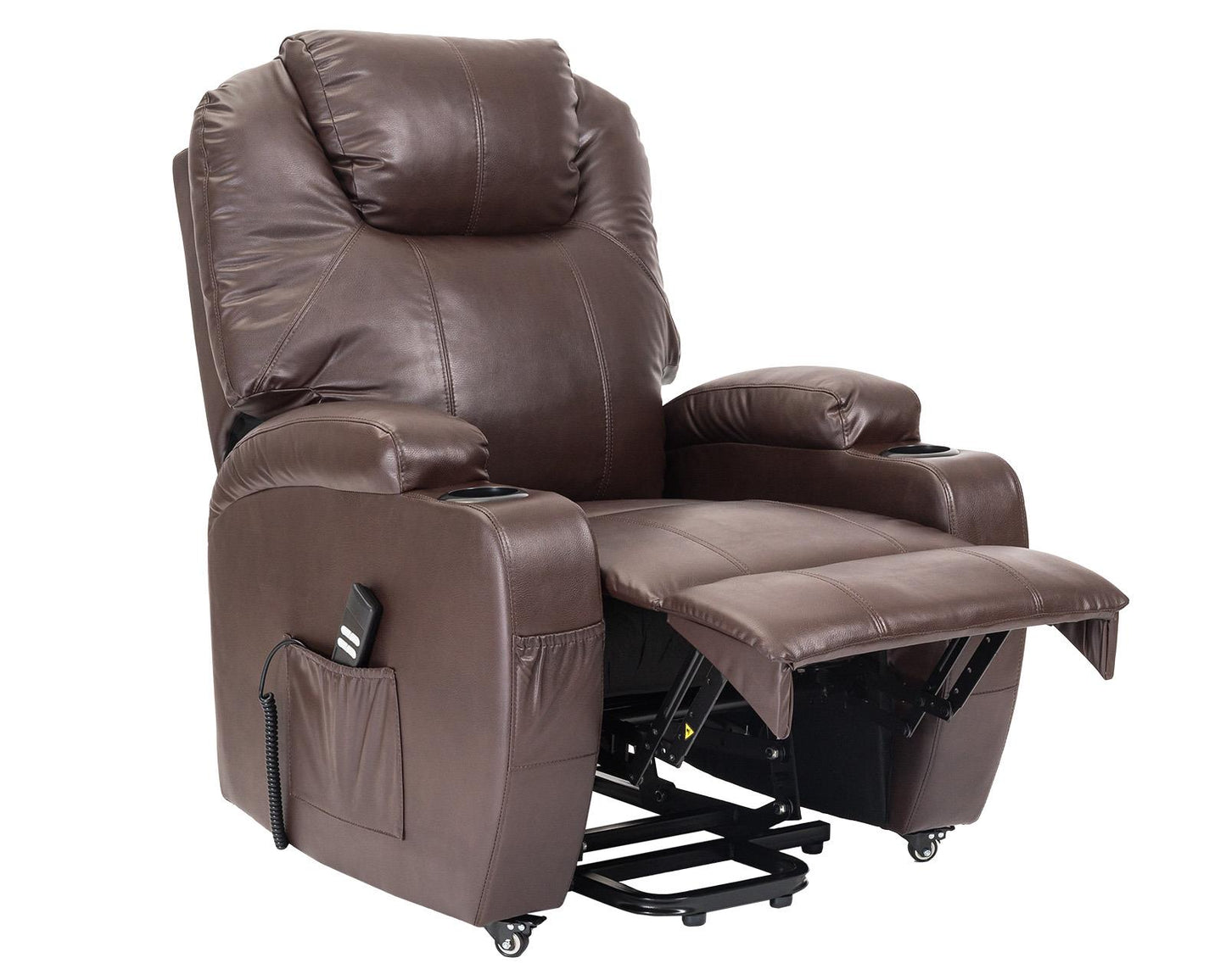 BER2 : Alzapersona con Relax 2 motori.  Portabicchieri. Meccanica standard Kit 4 ruote con freno