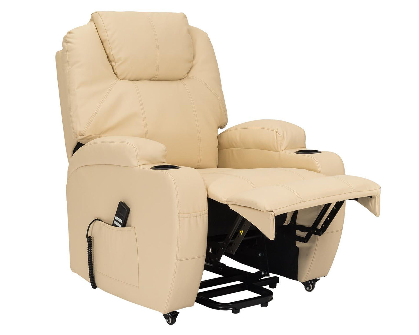 BER2 : Alzapersona con Relax 2 motori.  Portabicchieri. Meccanica standard Kit 4 ruote con freno