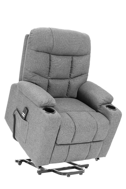 PAT2 : Alzapersona con Relax 2 motori. Vibromassaggio. Portabicchieri. Meccanica standard Kit 4 ruote con freno