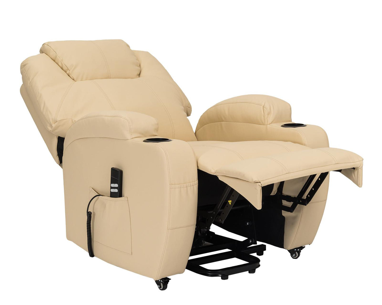 BER2 : Alzapersona con Relax 2 motori.  Portabicchieri. Meccanica standard Kit 4 ruote con freno