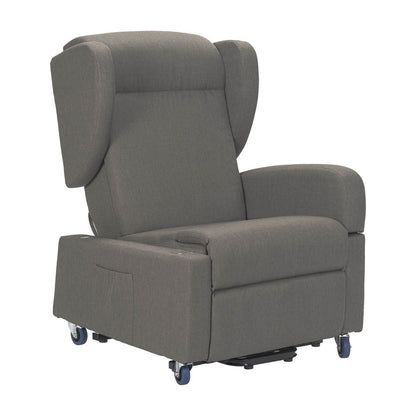 Tecna : Alzapersona con Relax 2 motori. Large fino a 160kg. Braccioli orecchie estraibili. Maniglie 4 ruote BIG con freno