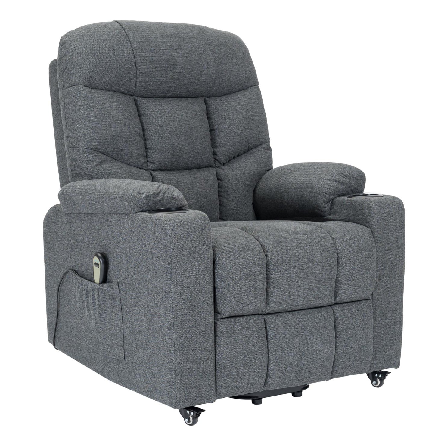 PAT1 : Alzapersona con Relax 1 motore. Portabicchieri. Meccanica standard Kit 4 ruote con freno