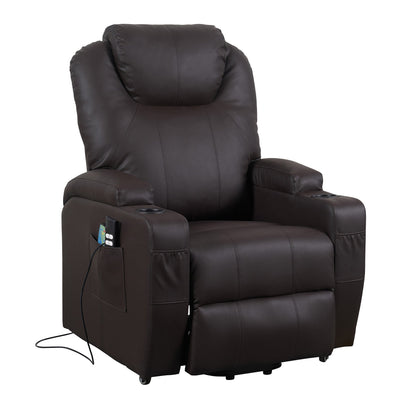 BER2 EVOLUTION: Alzapersona con Relax 2 motori. Vibromassaggio. Portabicchieri. Meccanica standard Kit 4 ruote con freno