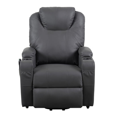 BER2 EVOLUTION: Alzapersona con Relax 2 motori. Vibromassaggio. Portabicchieri. Meccanica standard Kit 4 ruote con freno