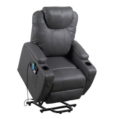 BER2 EVOLUTION: Alzapersona con Relax 2 motori. Vibromassaggio. Portabicchieri. Meccanica standard Kit 4 ruote con freno