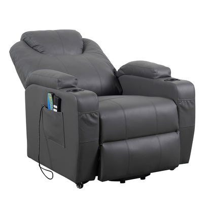 BER2 EVOLUTION: Alzapersona con Relax 2 motori. Vibromassaggio. Portabicchieri. Meccanica standard Kit 4 ruote con freno