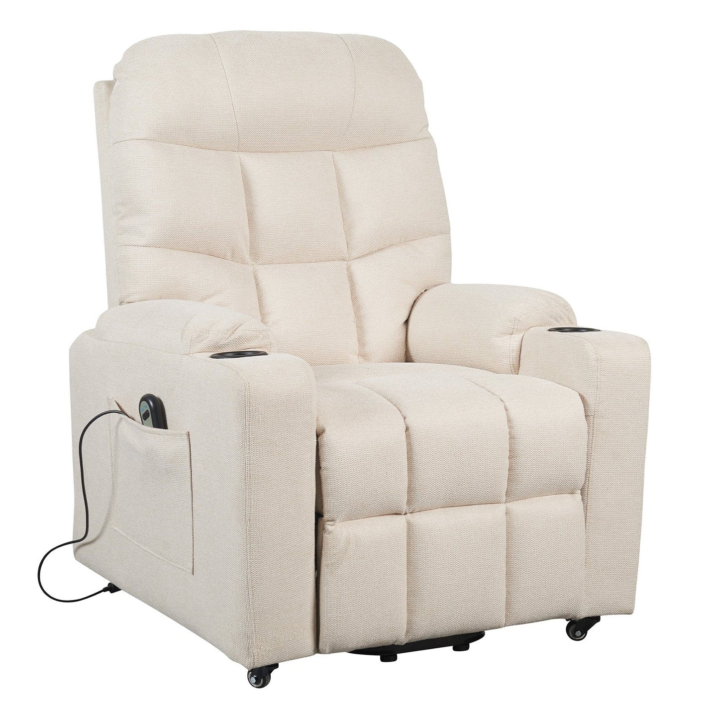 PAT1 : Alzapersona con Relax 1 motore. Portabicchieri. Meccanica standard Kit 4 ruote con freno