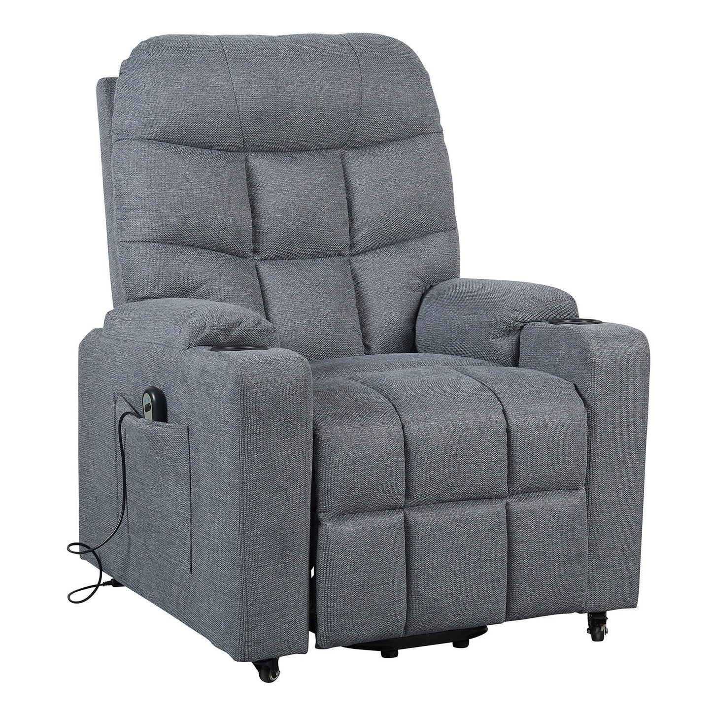 PAT1 : Alzapersona con Relax 1 motore. Portabicchieri. Meccanica standard Kit 4 ruote con freno