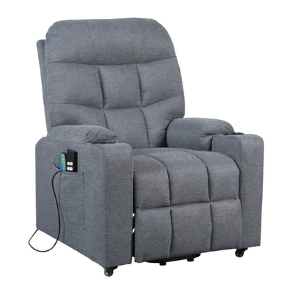 PAT2 EVOLUTION: Alzapersona con Relax 2 motori. Vibromassaggio e riscaldamento. Portabicchieri. Meccanica standard Kit 4 ruote con freno