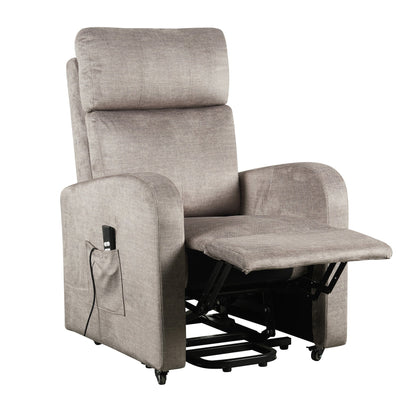 REN : Alzapersona con Relax 2 motori. 100% Sfoderabile e lavabile. Meccanica standard Kit 4 ruote con freno