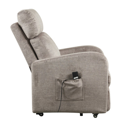 REN : Alzapersona con Relax 2 motori. 100% Sfoderabile e lavabile. Meccanica standard Kit 4 ruote con freno