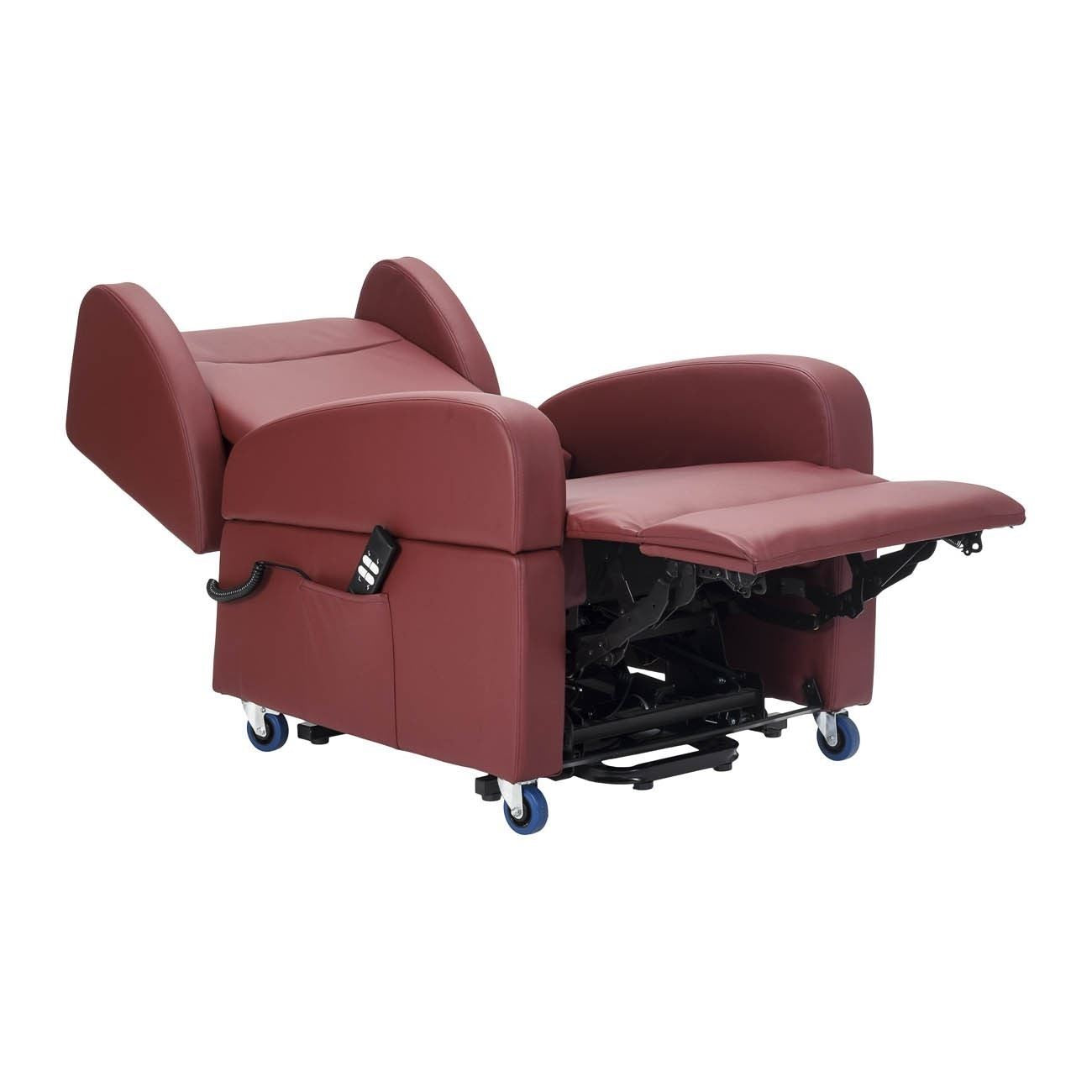 Tecna : Alzapersona con Relax 2 motori. Large fino a 160kg. Braccioli orecchie estraibili. Maniglie 4 ruote BIG con freno