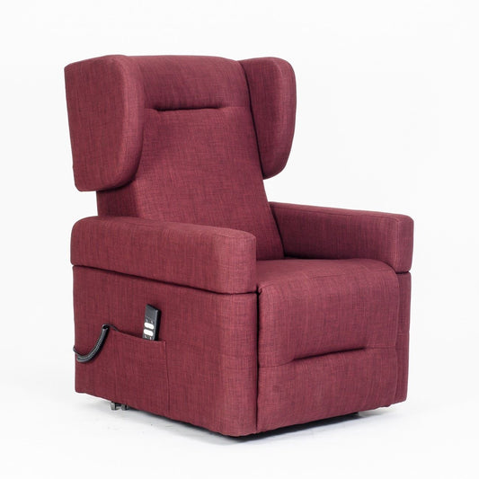 VES : Alzapersona con Relax 2 motori. Braccioli e orecchie estraibili maniglie tavolino estraibile 4 ruote BIG con freno