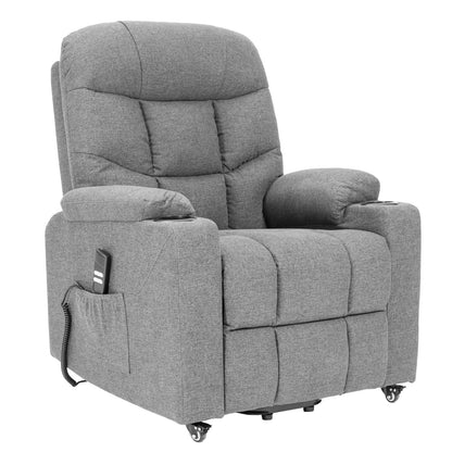 PAT2 : Alzapersona con Relax 2 motori. Vibromassaggio. Portabicchieri. Meccanica standard Kit 4 ruote con freno