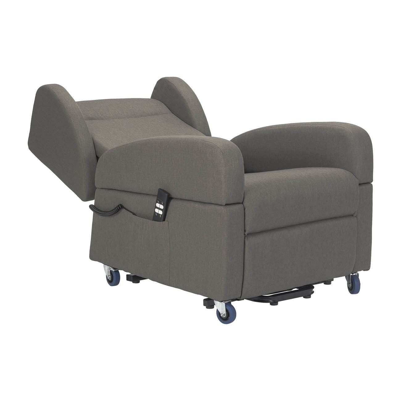 Tecna : Alzapersona con Relax 2 motori. Large fino a 160kg. Braccioli orecchie estraibili. Maniglie 4 ruote BIG con freno
