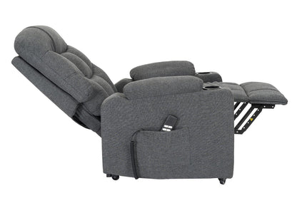 PAT2 : Alzapersona con Relax 2 motori. Vibromassaggio. Portabicchieri. Meccanica standard Kit 4 ruote con freno