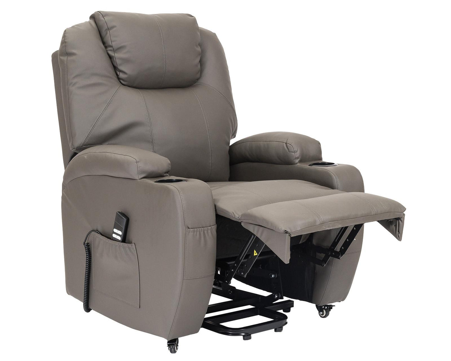 BER2 : Alzapersona con Relax 2 motori.  Portabicchieri. Meccanica standard Kit 4 ruote con freno