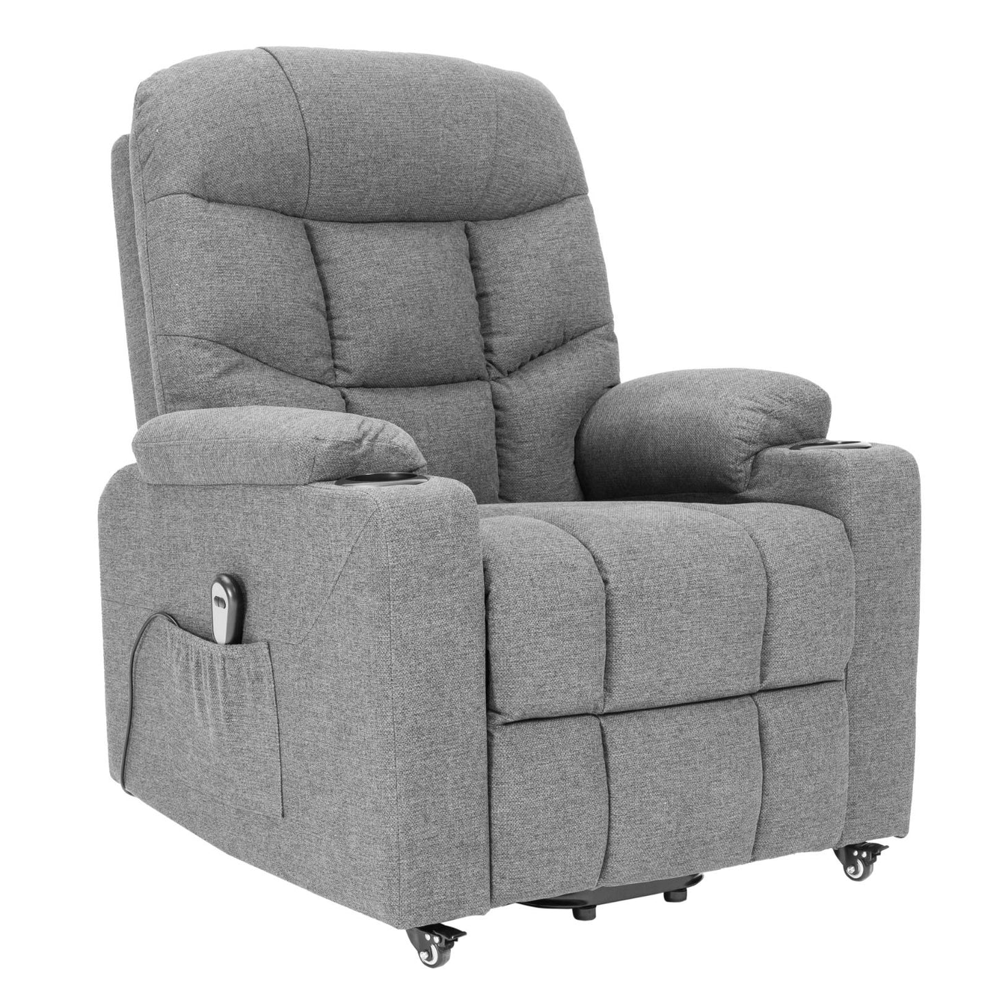 PAT1 : Alzapersona con Relax 1 motore. Portabicchieri. Meccanica standard Kit 4 ruote con freno